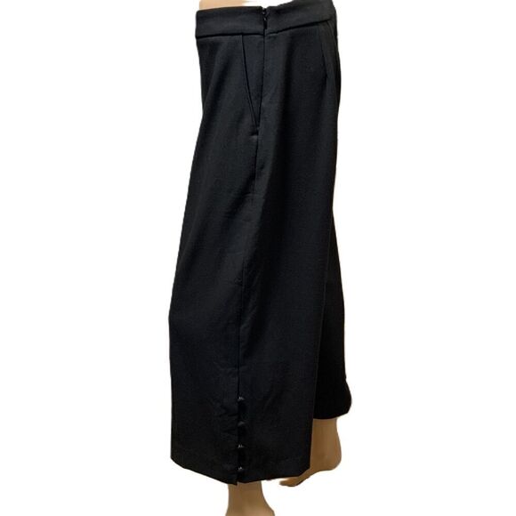 NWT White House Black Market Wide Leg High Waisted Cropped Pants Size 8 Petite - Picture 13 of 16